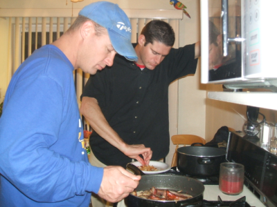 November 23, 2007: Bacon-fried Turkey.
